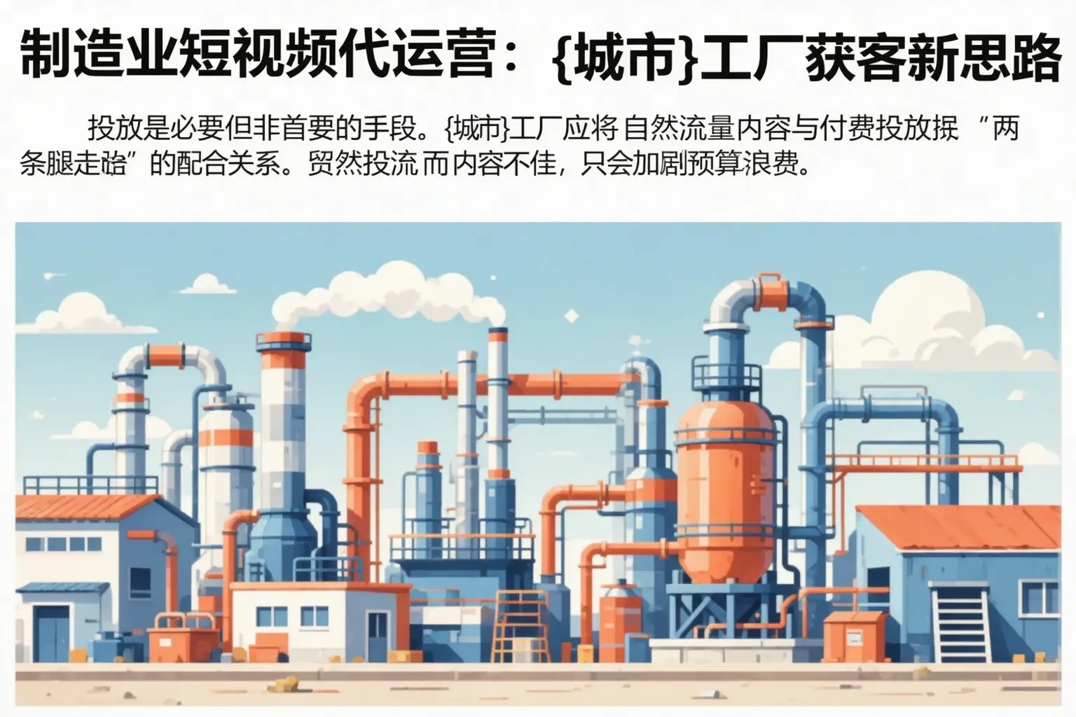 制造业短视频代运营:根河工厂获客新思路